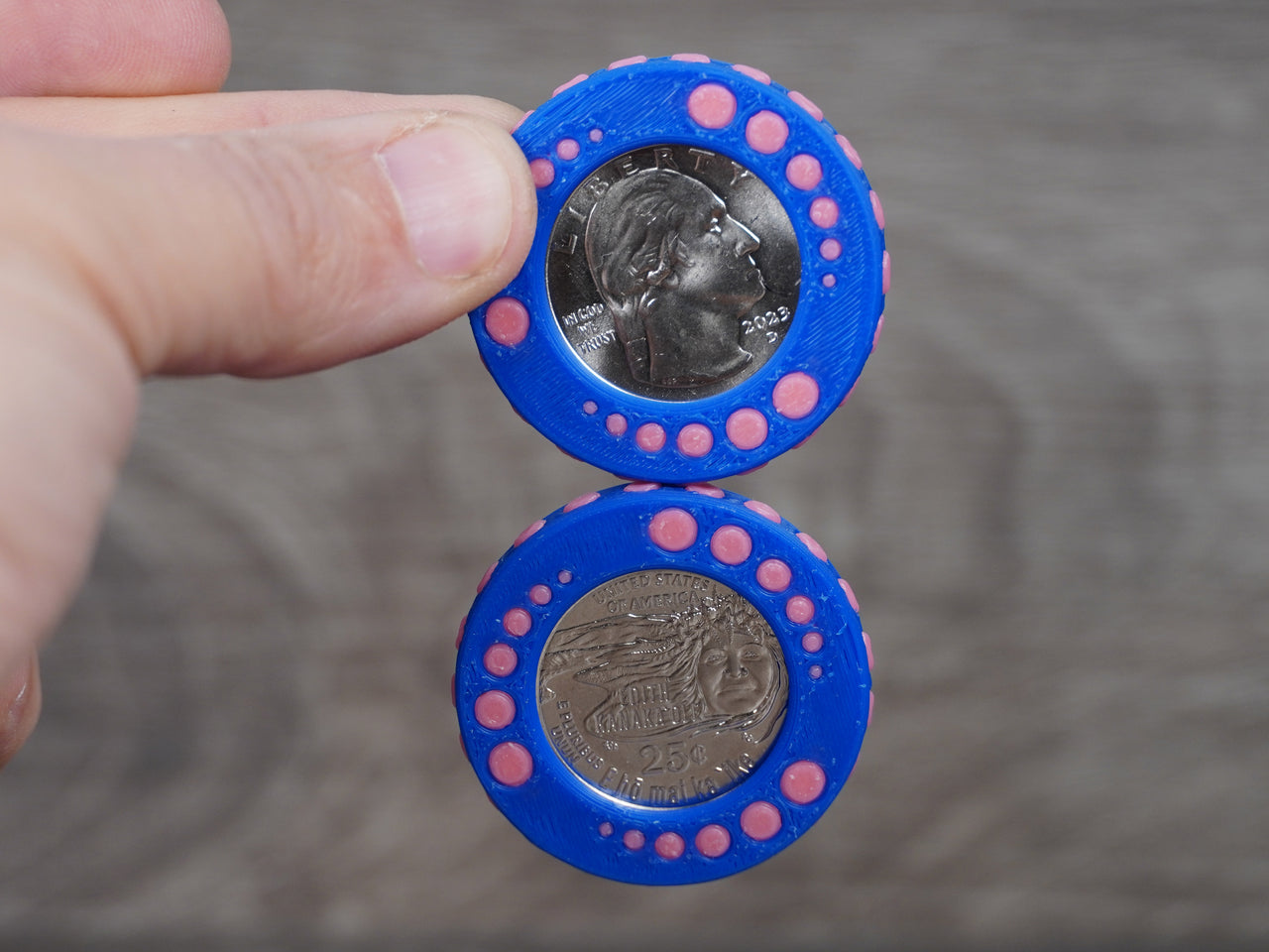 Magnetic Quarter Rotating Fidget - The Bubble Blast!