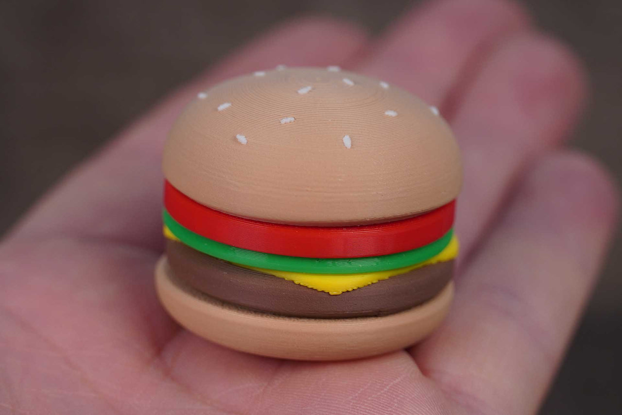 Cheeseburger Magnet - Fidget or for your Refrigerator