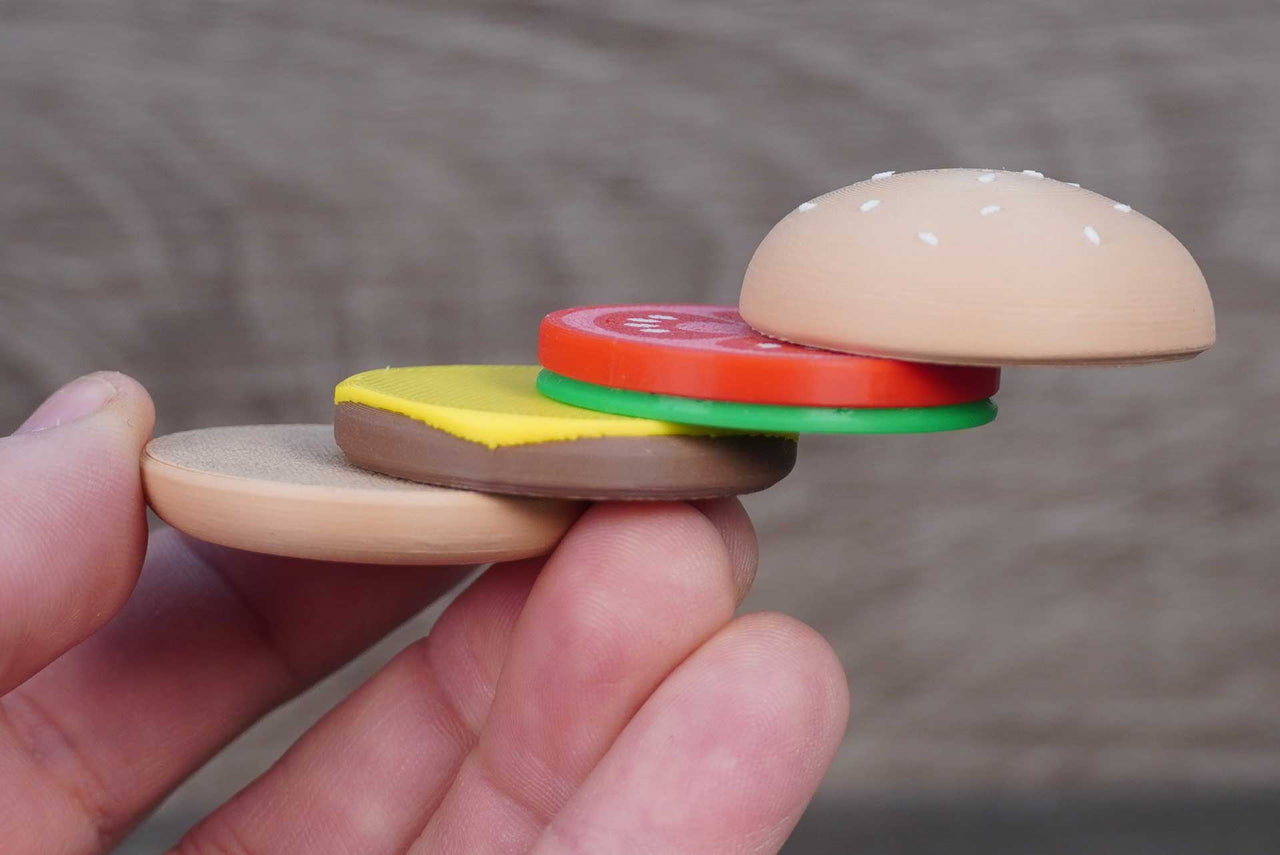 Cheeseburger Magnet - Fidget or for your Refrigerator