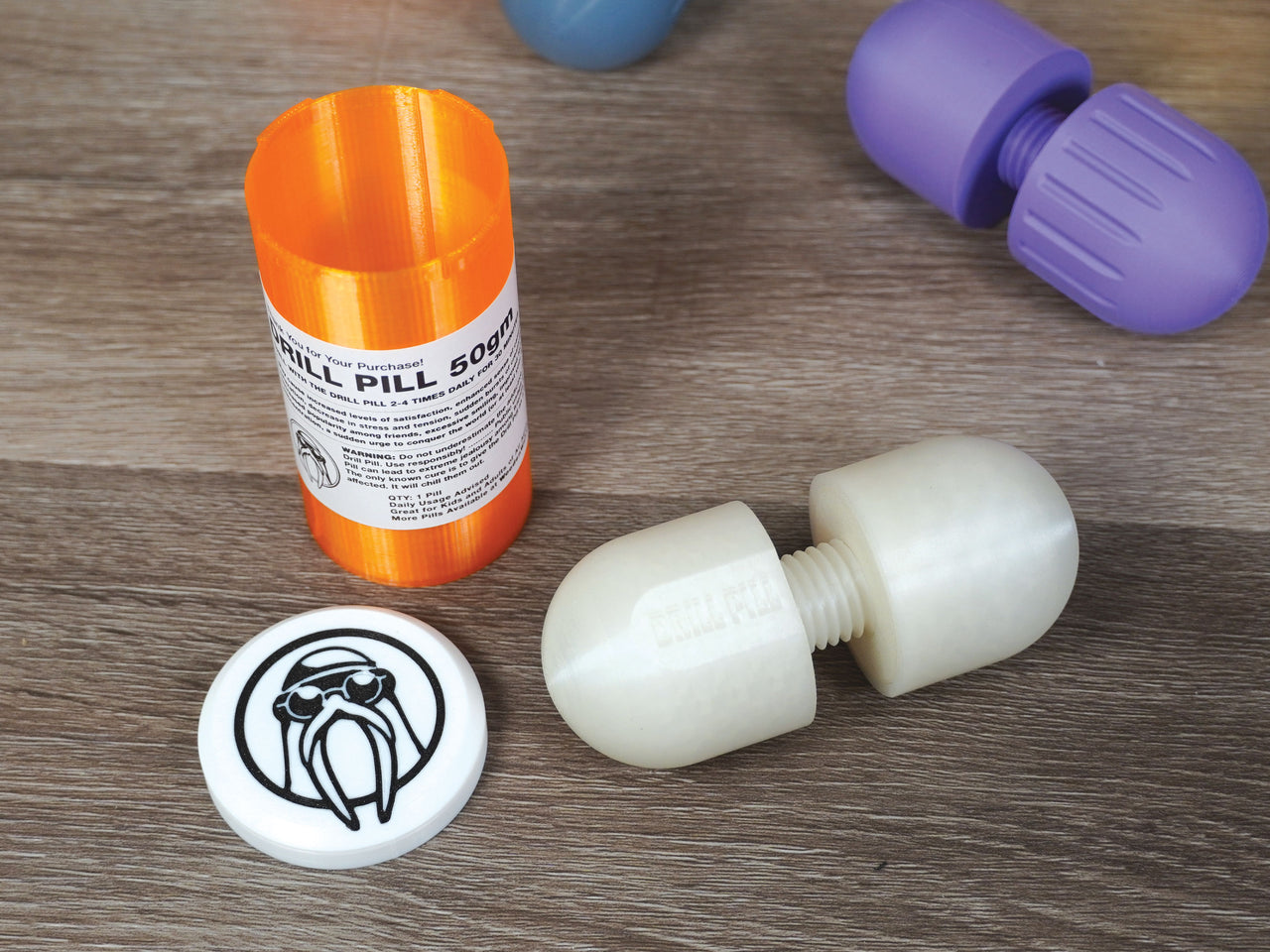 Drill Pill Stim Toy