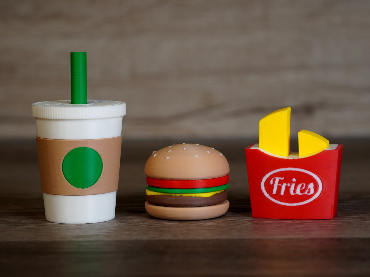 Full Meal Fidget Toys - Cheeseburger, Fries and a Drink!