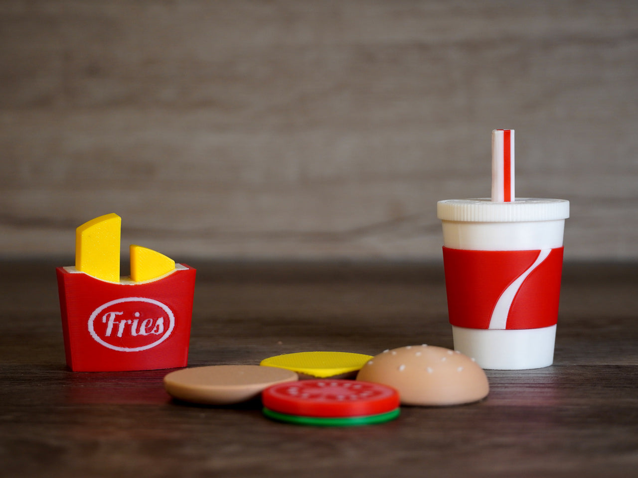 Full Meal Fidget Toys - Cheeseburger, Fries and a Drink!