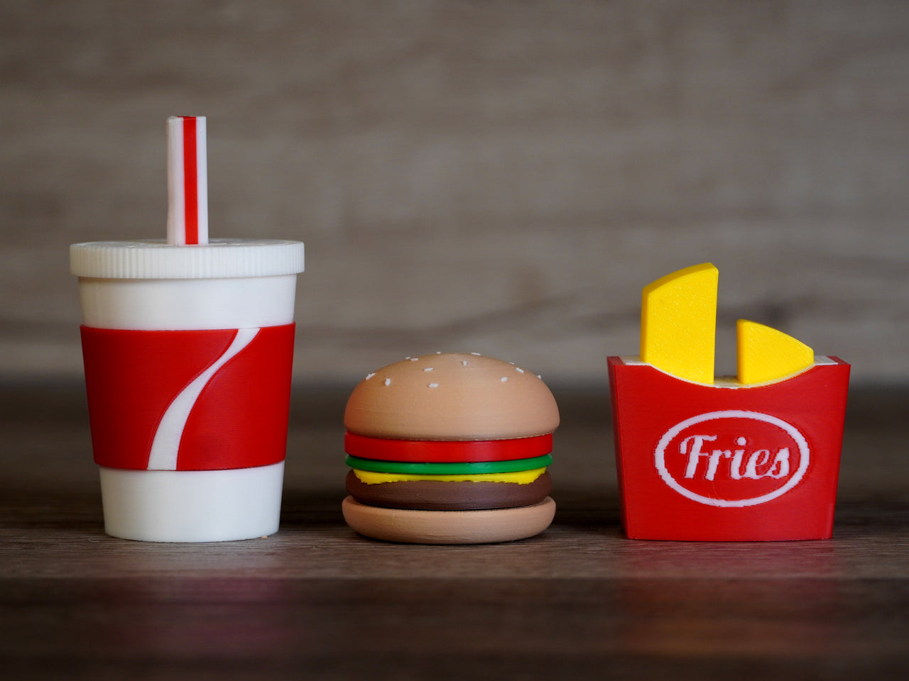 Full Meal Fidget Toys - Cheeseburger, Fries and a Drink!