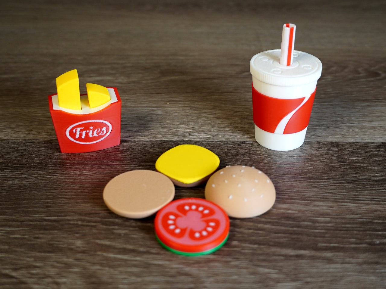 Full Meal Fidget Toys - Cheeseburger, Fries and a Drink!