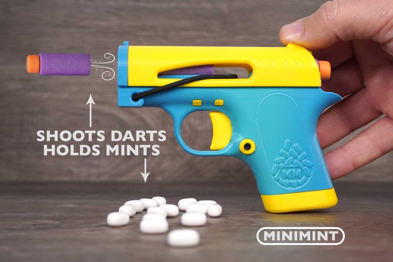 Mini Mint - Nerf Blaster and Mint Case - Shoots Real Nerf Darts!