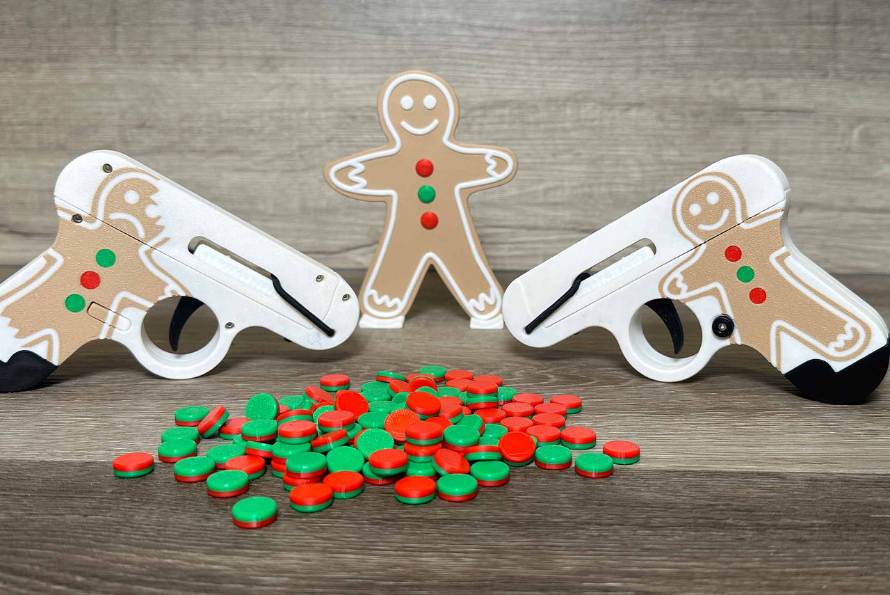 Christmas Smarties Shooter - Free Gingerbread Man Target! Limited Time.