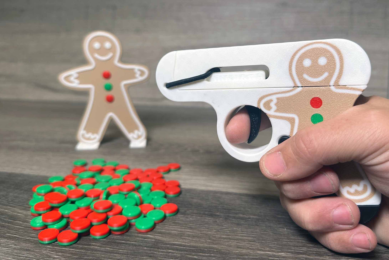 Christmas Smarties Shooter - Free Gingerbread Man Target! Limited Time.