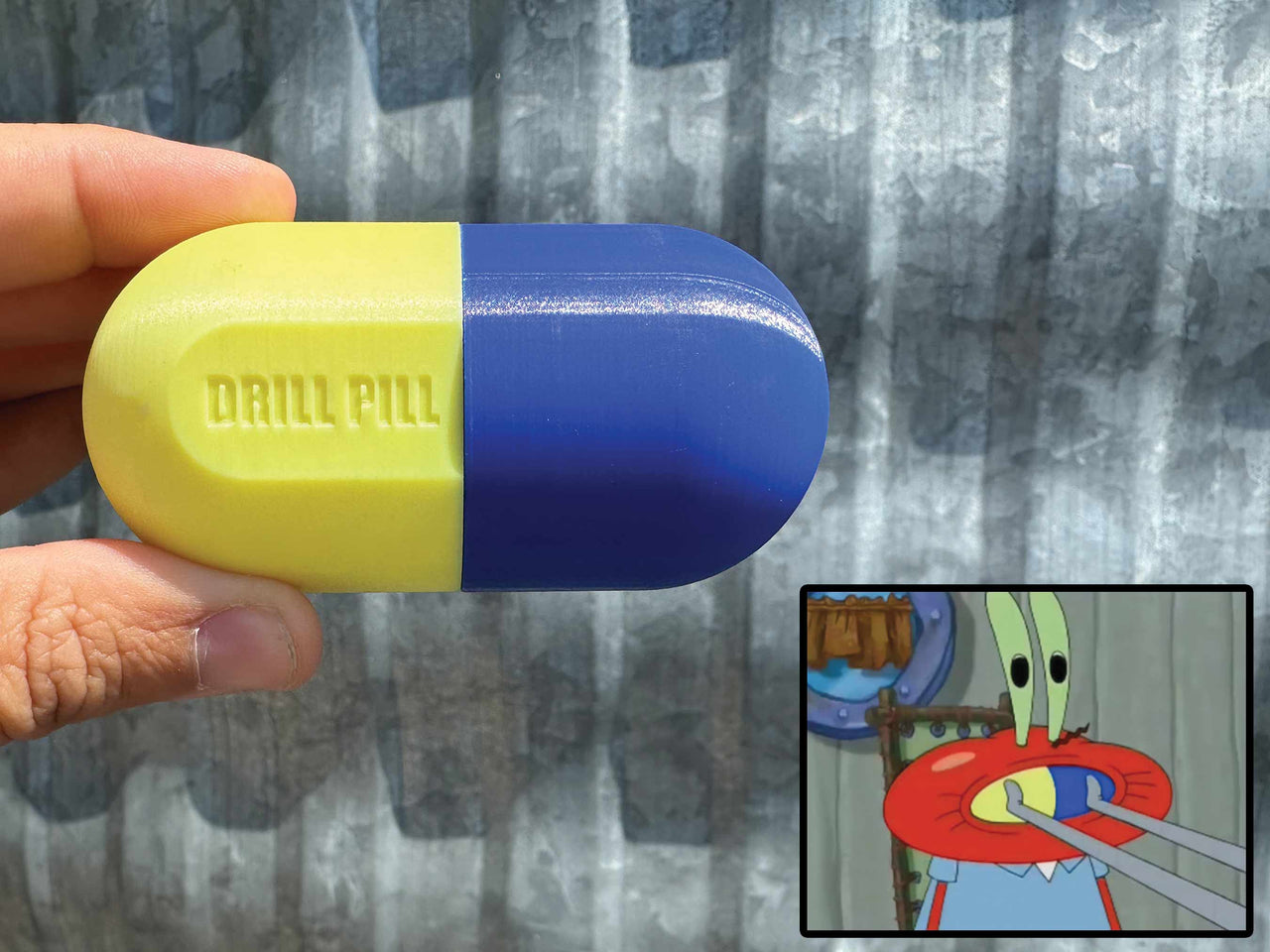 Drill Pill Stim Toy