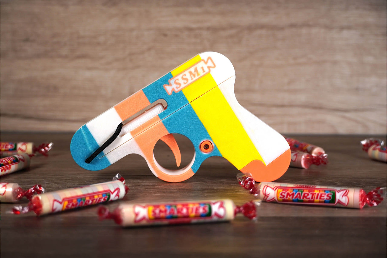 Smarties Gun - SSM1 - A gun that shoots Smarties Candy!